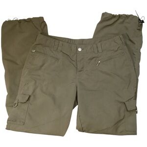 Columbia Women’s Nylon Cargo Button Fly Omni Dry Hiking‎ Pants Size 12 Titanium